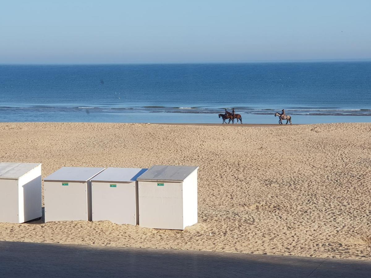 Koksijde Zeedijk La Digue 102 Appartement Met Garage - Lateraal Zeezicht Екстериор снимка